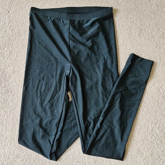 Shiny green leggings - Picture 1 of 4